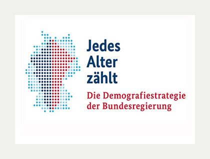 Logo Demografiestrategie der Bundesregierung