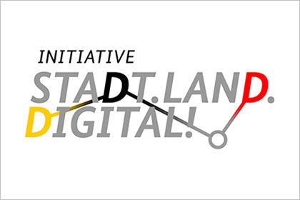 Logo der Initiative Stadt.Land.Digital
