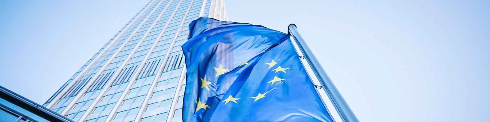 EU-Flagge zu Europäische Wirtschaftspolitik; Quelle: iStock.com/instamatics
