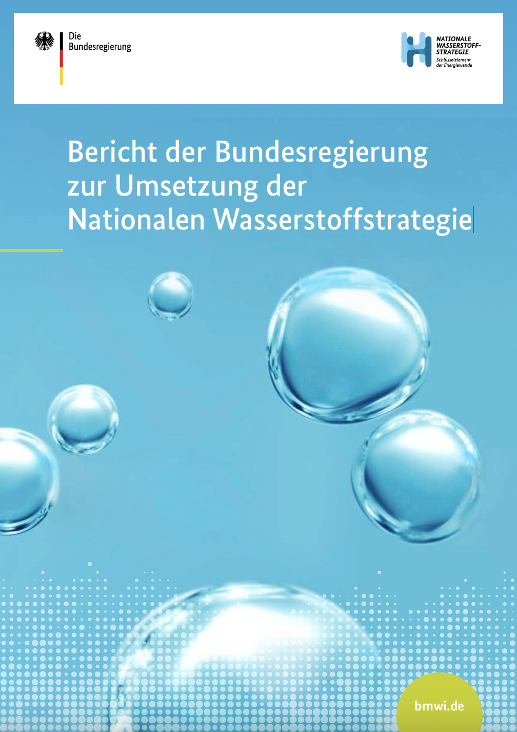 Poster Bericht der Bundesregierung zur Umsetzung der Nationalen Wasserstoffstrategie