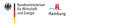 Logos BMWi, Hansestadt Hamburg