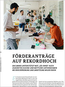 Cover der Publikation Schlaglichter der Wirtschaftspolitik "Förderanträge auf Rekordhoch"