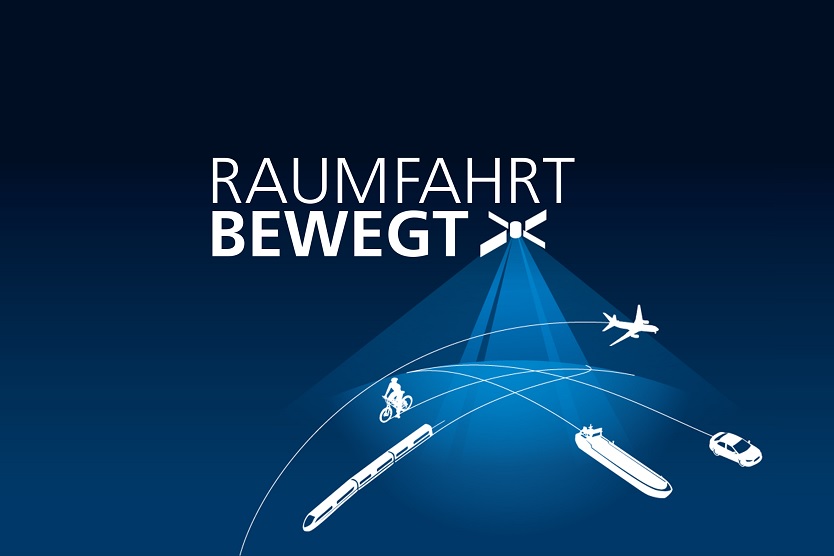Keyvisual Raumfahrt bewegt; Quelle: BMWi/DLR