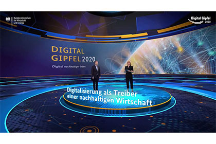 Screenshot aus dem Video: Gigital Gipfel 2020: Digitalisierung als Treiber einer nachhaltigen Wirtschaft