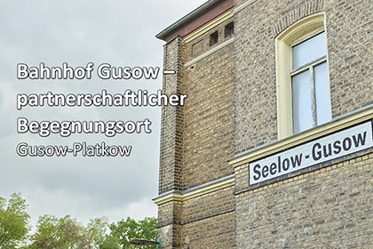 Screenshot aus dem Video Geschichts- und Heimatverein Gusow -Platkow e.V.: „Bahnhof Gusow – partnerschaftlicher Begegnungsort“ | Gusow - Platkow