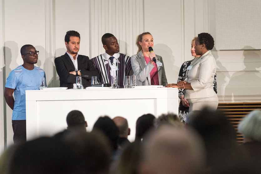 The first round of pitches saw presentations by African start-ups that offer creative solutions for the German market.