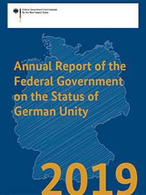 Cover "Annual Report of the Federal Government on the Status of  German Unity"