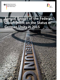 Cover "Annual Report of the Federal Government on the Status of German Unity in 2015"