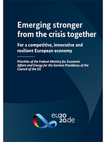 Cover of Publication Emerging stronger from the crisis together