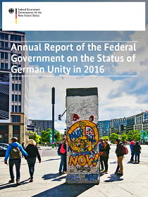 Cover der Publikation Jahresbericht der Bundesregierung zum Stand der Deutschen Einheit 2016