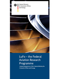 Cover der Publikation Luftfahrtforschungsprogramm "LuFo" des Bundes