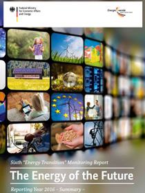 Cover der Publikation Sechster Monitoring-Bericht zur Energiewende - Kurzfassung