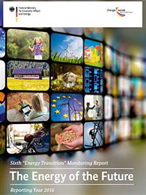 Cover Sixth "Energy Transition" Monitoring Report "The Energy of the Future"