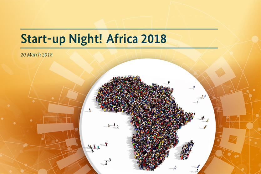 Keyvisual Start-up Night! Africa 2018