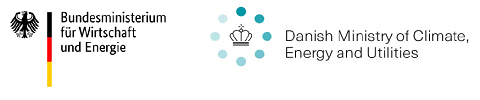 Logos BMWi - Danish Ministry of Climate, Energy and Utilities